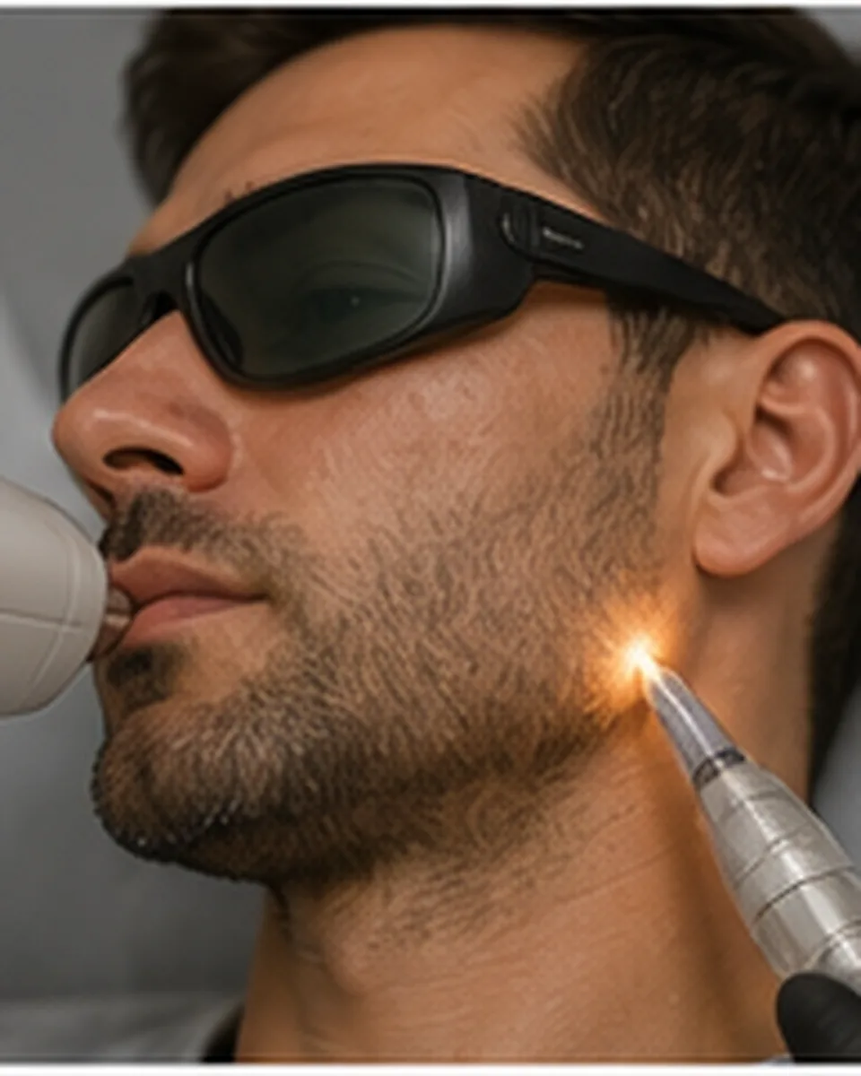 Laser Hair Removal for Men treatment planning at Dermacy Clinic