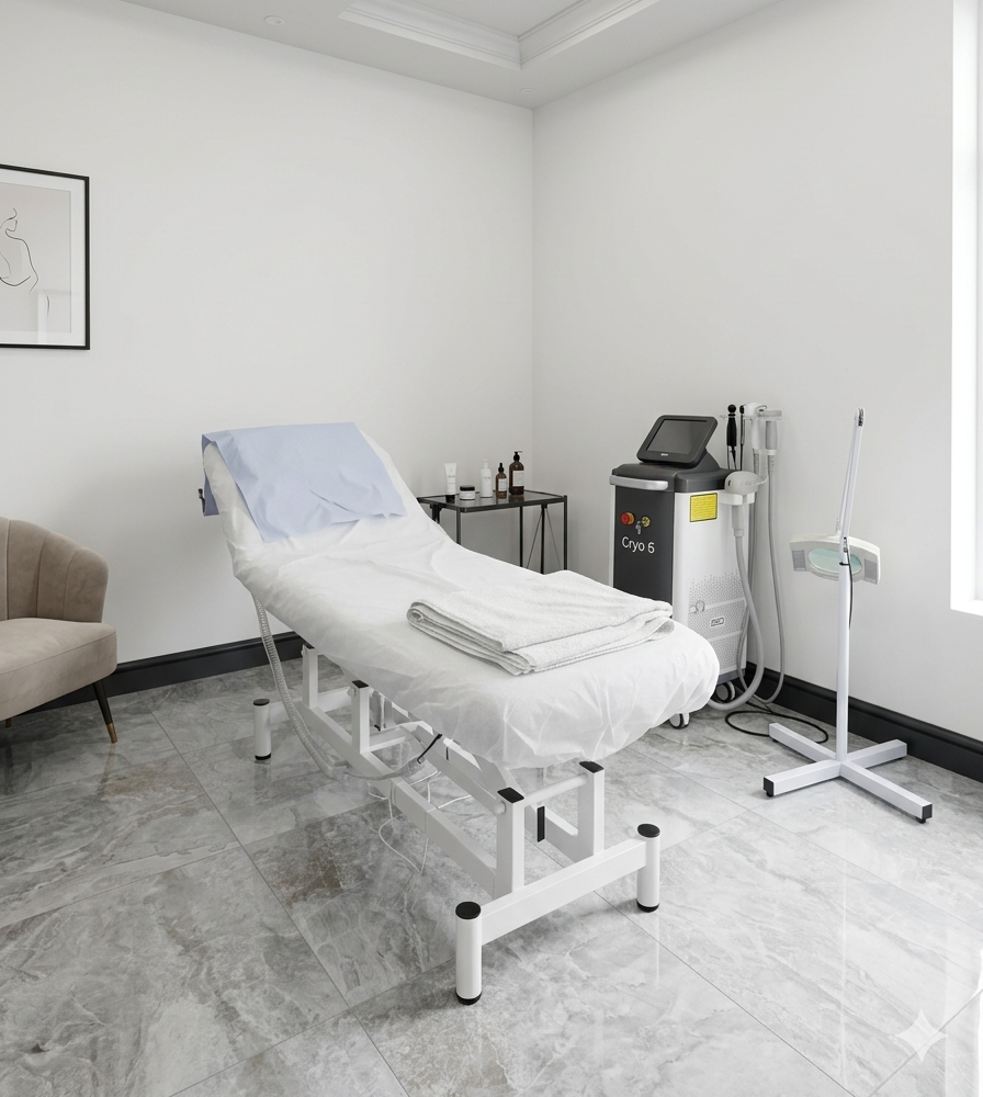 Private laser treatment room at Dermacy Clinic
