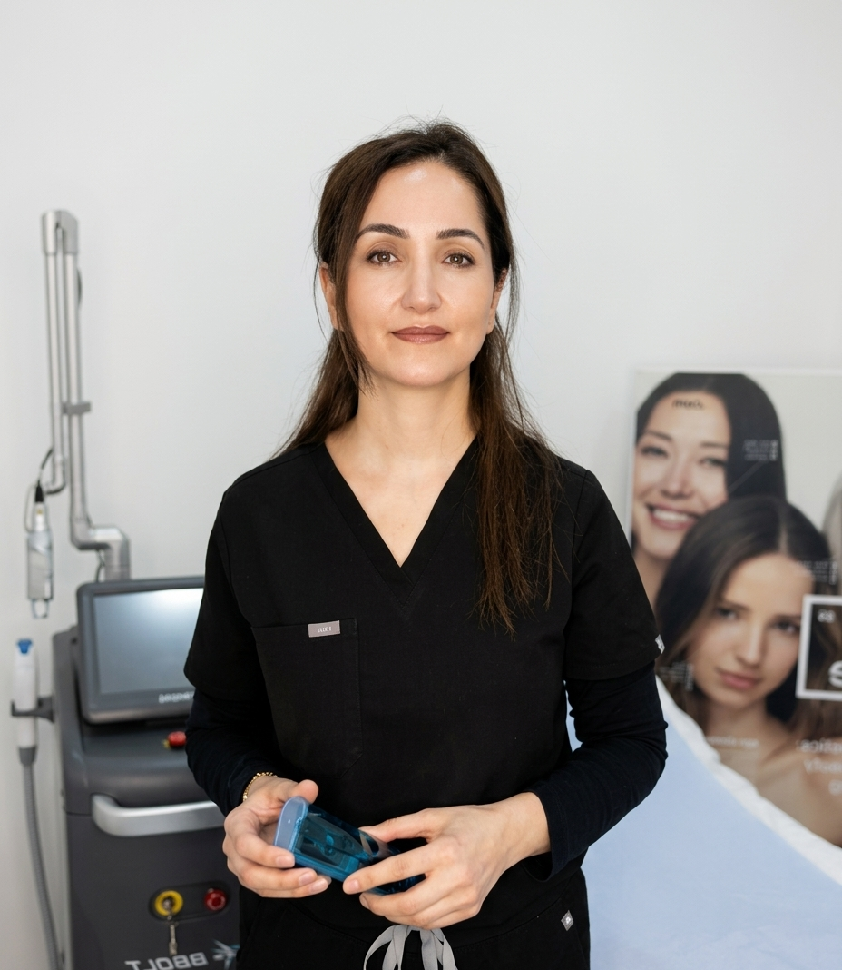 Bright consultation and skin analysis area at Dermacy Clinic