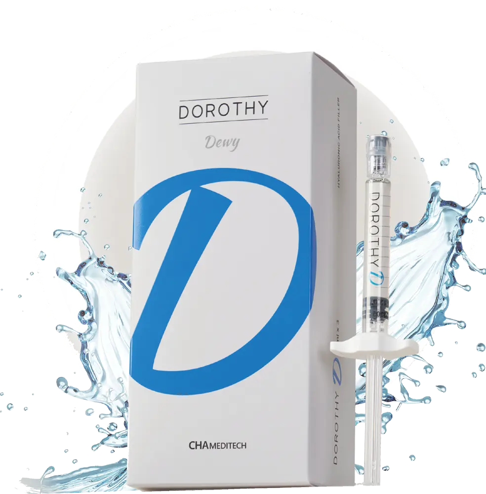 Dorothy hydrobooster, the hyaluronic acid skin booster used for dry, tight and menopausal skin at Dermacy Clinic in Armthorpe, Doncaster